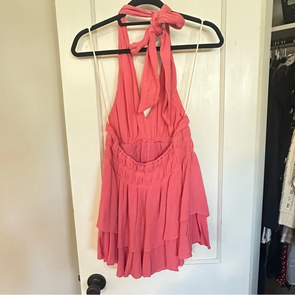 Pink Halter Neck romper - Picture 6 of 13